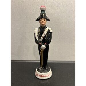 Vintage Galliano Liquor Bottle Coronetti Cunardo Italy Soldier in Uniform Empty